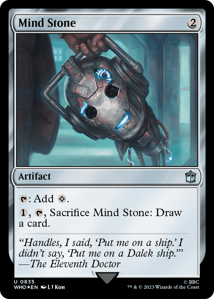 Mind Stone (Surge Foil) [Doctor Who] MTG Single Magic: The Gathering | Red Claw Gaming