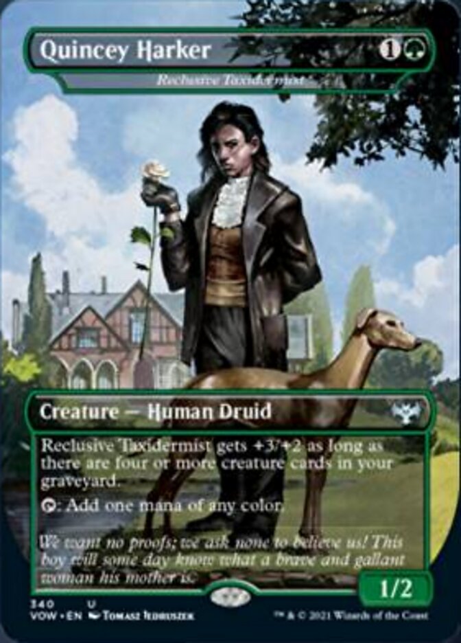 Reclusive Taxidermist - Quincey Harker [Innistrad: Crimson Vow] MTG Single Magic: The Gathering | Red Claw Gaming