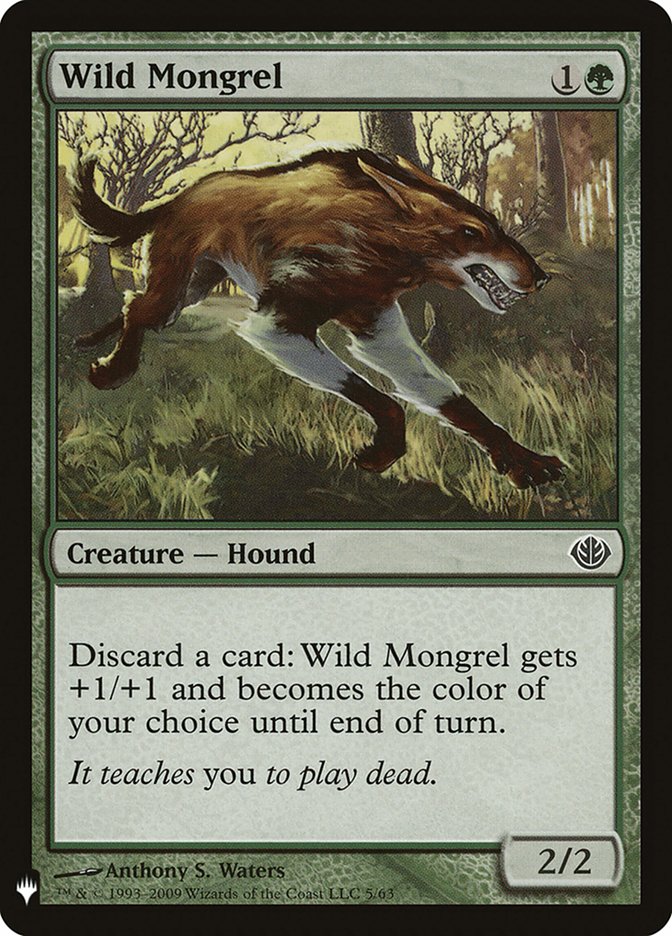 Wild Mongrel [Mystery Booster] MTG Single Magic: The Gathering | Red Claw Gaming