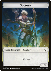 Soldier // Thopter Double-Sided Token [March of the Machine Tokens] MTG Single Magic: The Gathering    | Red Claw Gaming