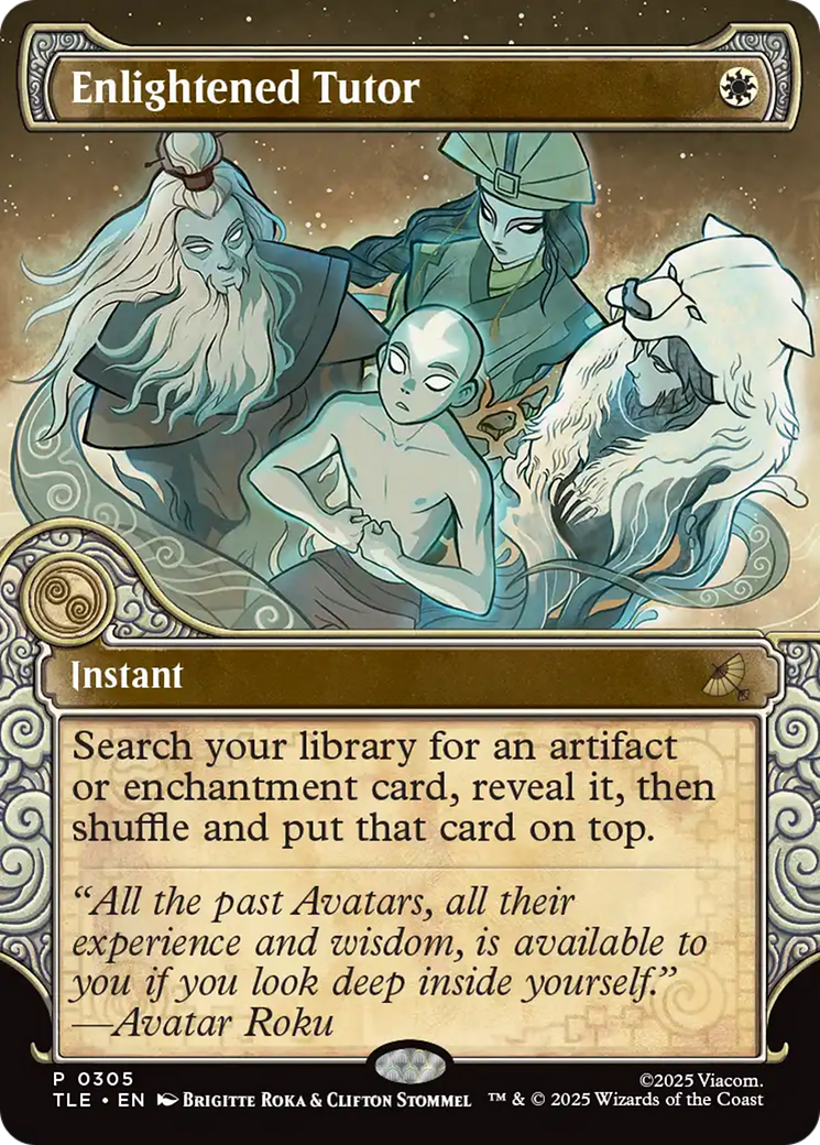 Enlightened Tutor (Showcase) [Avatar: The Last Airbender: Eternal-Legal] MTG Single Magic: The Gathering | Red Claw Gaming