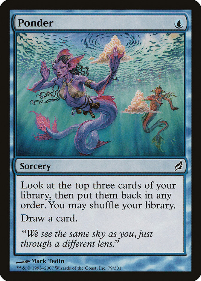 Ponder [Lorwyn] MTG Single Magic: The Gathering | Red Claw Gaming