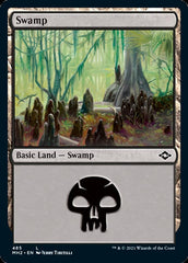 Swamp (485) (Foil Etched) [Modern Horizons 2] MTG Single Magic: The Gathering    | Red Claw Gaming