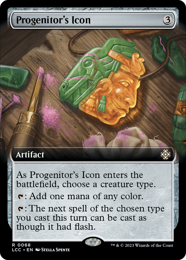 Progenitor's Icon (Extended Art) [The Lost Caverns of Ixalan Commander] MTG Single Magic: The Gathering | Red Claw Gaming