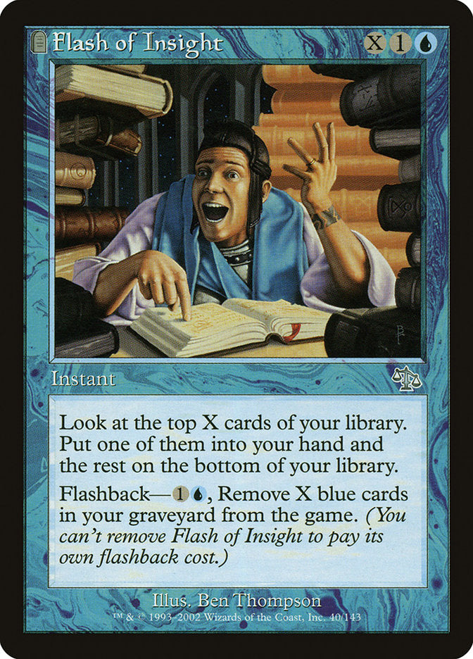 Flash of Insight [Judgment] MTG Single Magic: The Gathering | Red Claw Gaming