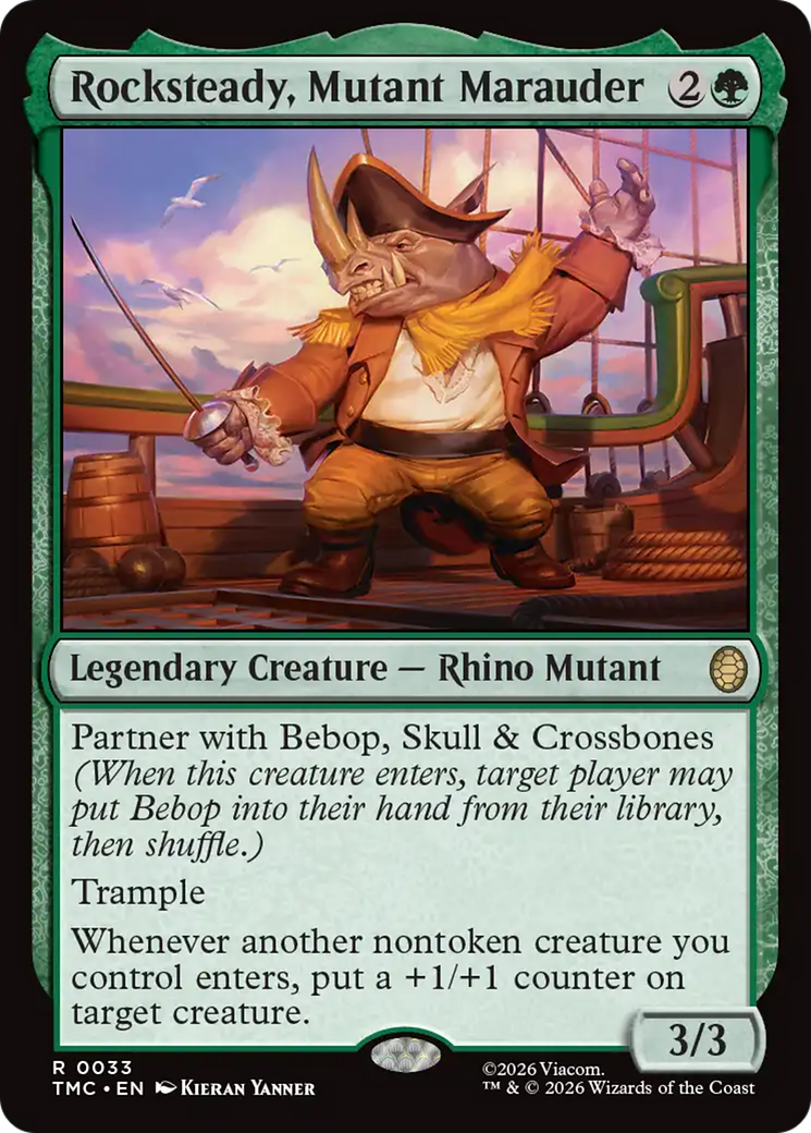 Rocksteady, Mutant Marauder [Teenage Mutant Ninja Turtles Commander] MTG Single Magic: The Gathering | Red Claw Gaming