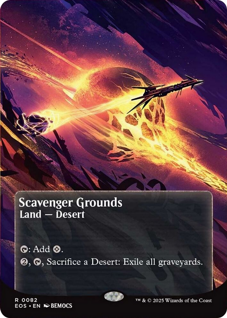 Scavenger Grounds (0082) (Borderless) [Edge of Eternities: Stellar Sights] MTG Single Magic: The Gathering | Red Claw Gaming