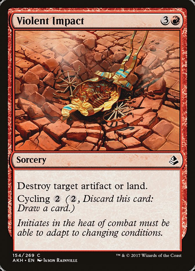 Violent Impact [Amonkhet] MTG Single Magic: The Gathering | Red Claw Gaming