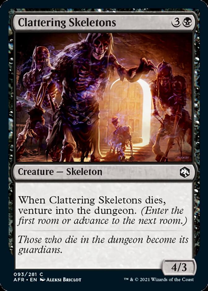 Clattering Skeletons [Dungeons & Dragons: Adventures in the Forgotten Realms] MTG Single Magic: The Gathering | Red Claw Gaming
