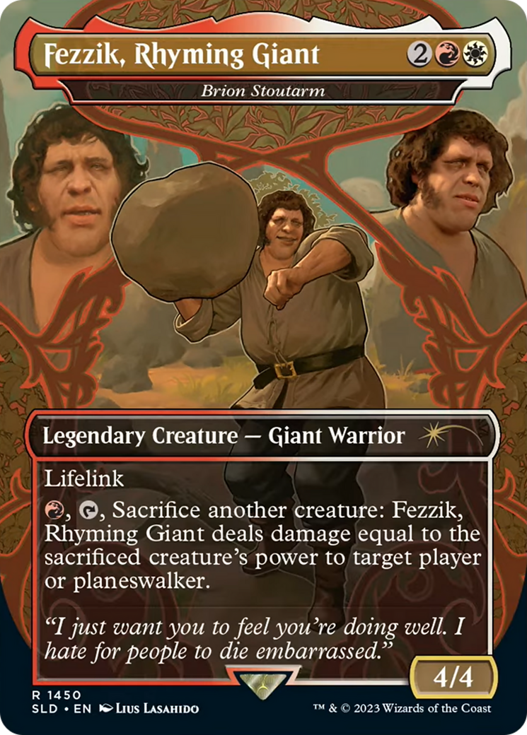 Fezzik, Rhyming Giant - Brion Stoutarm [Secret Lair Drop Series] MTG Single Magic: The Gathering | Red Claw Gaming