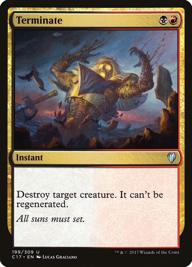 Terminate [Commander 2017] MTG Single Magic: The Gathering | Red Claw Gaming