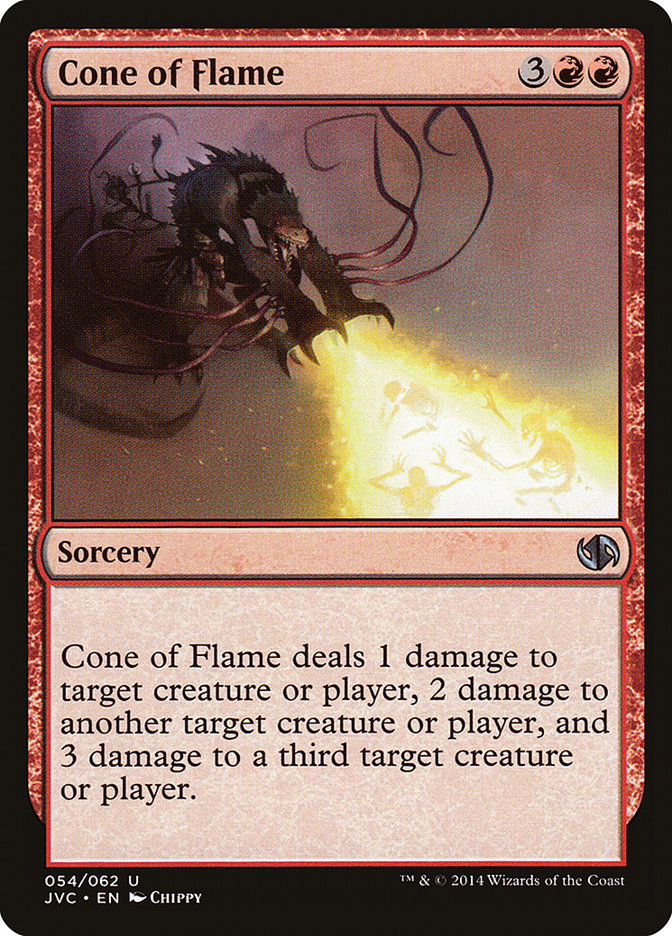 Cone of Flame [Duel Decks Anthology] MTG Single Magic: The Gathering | Red Claw Gaming