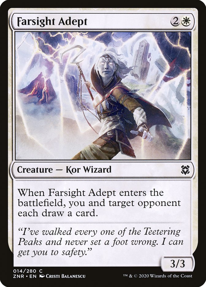 Farsight Adept [Zendikar Rising] MTG Single Magic: The Gathering | Red Claw Gaming