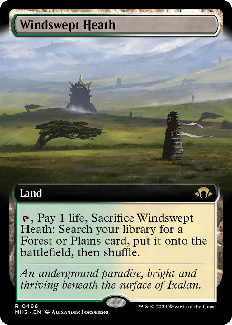 Windswept Heath (Extended Art) [Modern Horizons 3] MTG Single Magic: The Gathering | Red Claw Gaming