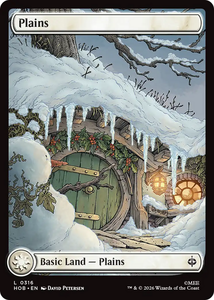 Plains (0320) (Surge Foil) [The Hobbit] MTG Single Magic: The Gathering | Red Claw Gaming