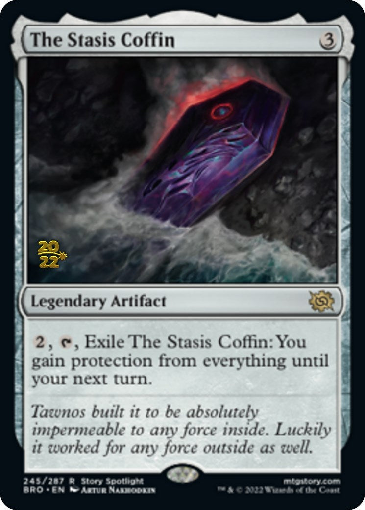 The Stasis Coffin [The Brothers' War Prerelease Promos] MTG Single Magic: The Gathering | Red Claw Gaming