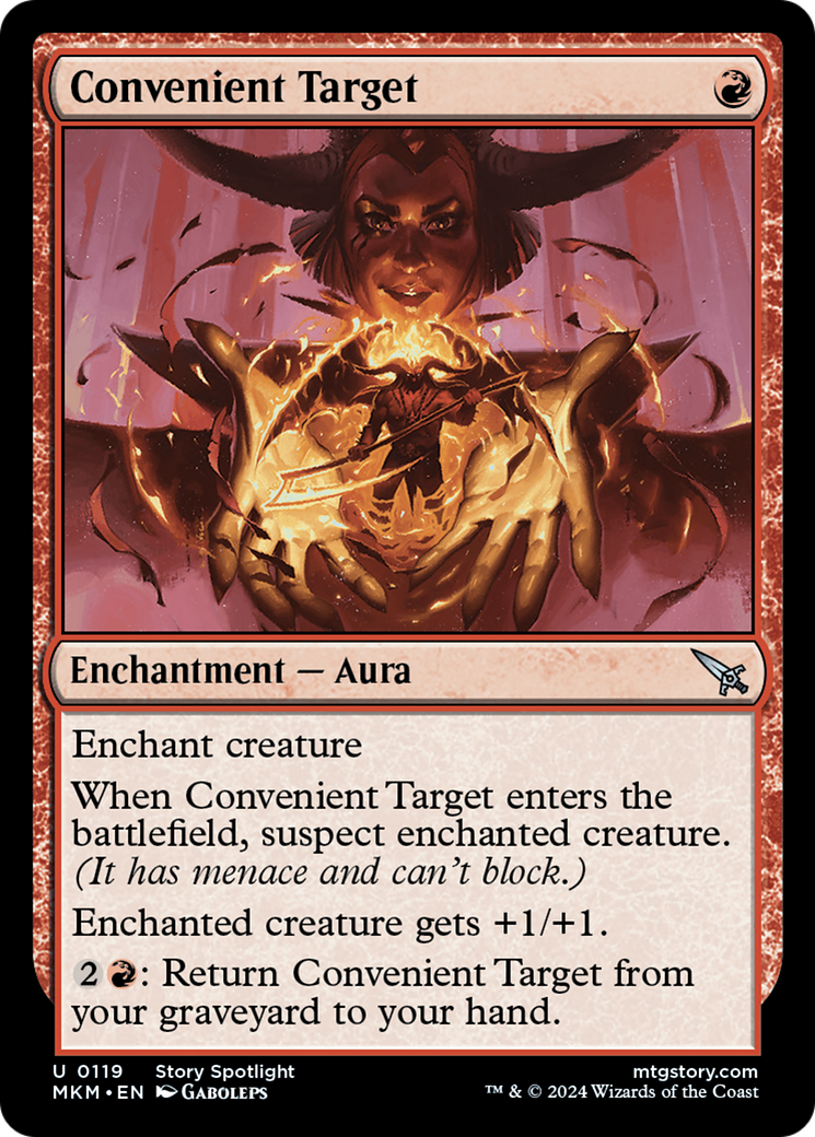 Convenient Target [Murders at Karlov Manor] MTG Single Magic: The Gathering    | Red Claw Gaming