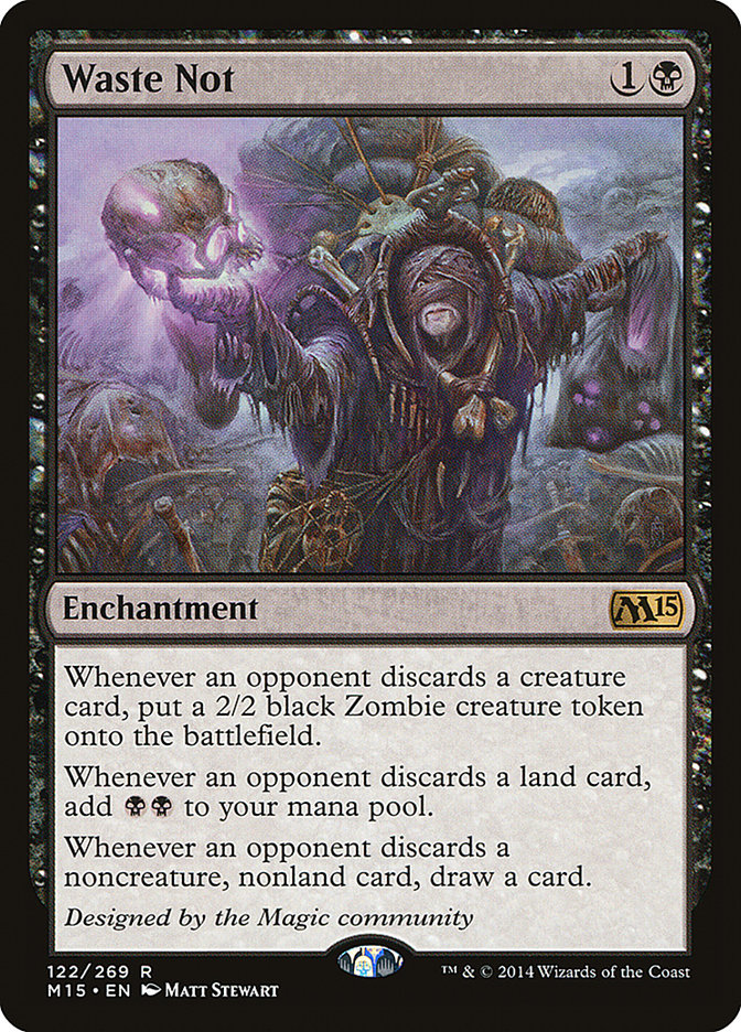 Waste Not [Magic 2015] MTG Single Magic: The Gathering | Red Claw Gaming