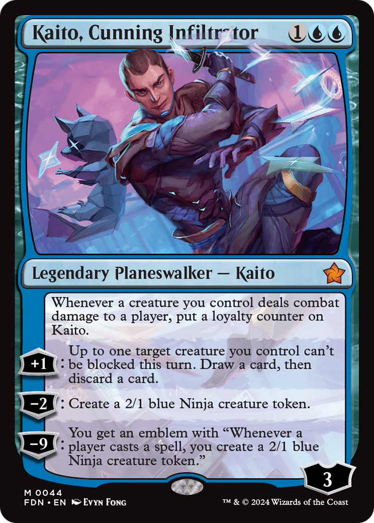 Kaito, Cunning Infiltrator [Foundations] MTG Single Magic: The Gathering | Red Claw Gaming