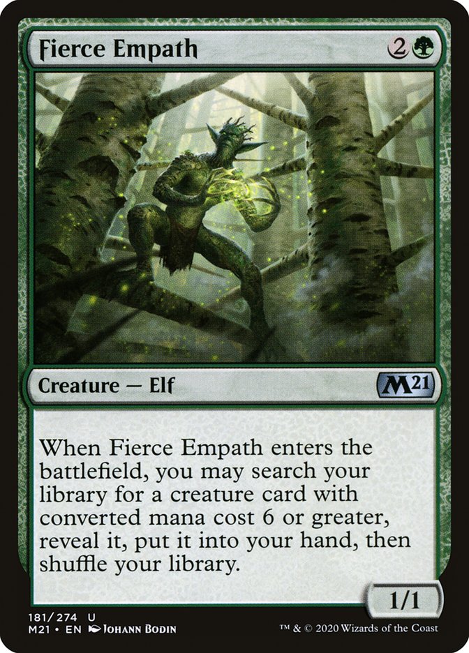 Fierce Empath [Core Set 2021] MTG Single Magic: The Gathering | Red Claw Gaming