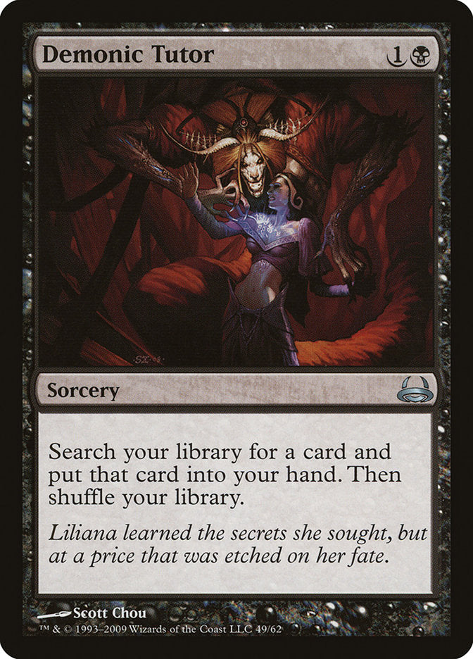 Demonic Tutor [Duel Decks: Divine vs. Demonic] MTG Single Magic: The Gathering | Red Claw Gaming