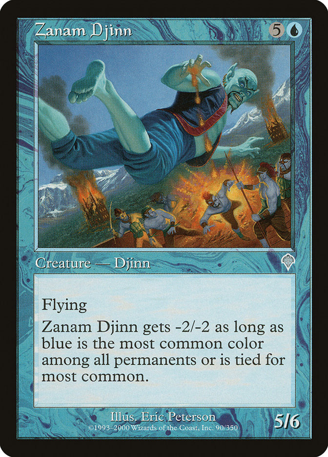 Zanam Djinn [Invasion] MTG Single Magic: The Gathering | Red Claw Gaming
