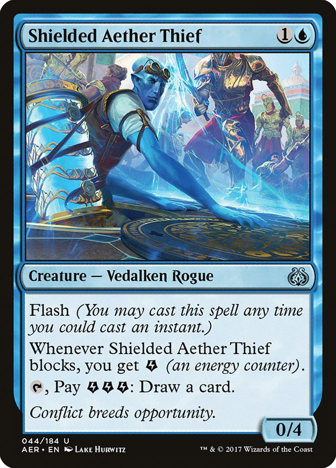 Shielded Aether Thief [Aether Revolt] MTG Single Magic: The Gathering | Red Claw Gaming