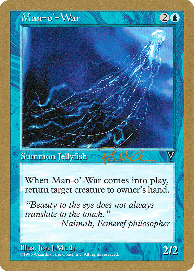 Man-o'-War (Paul McCabe) [World Championship Decks 1997] MTG Single Magic: The Gathering | Red Claw Gaming