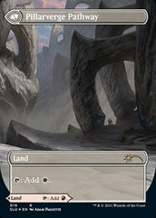 Needleverge Pathway // Pillarverge Pathway (Borderless) [Secret Lair: Ultimate Edition 2] MTG Single Magic: The Gathering | Red Claw Gaming