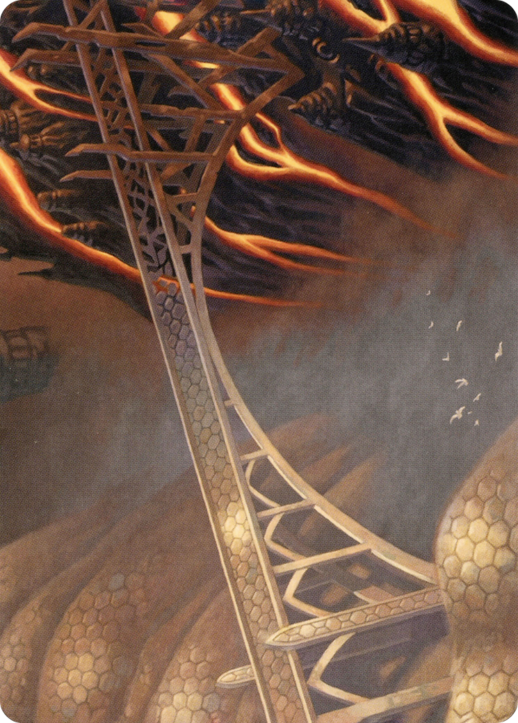 Rustvale Bridge Art Card [Modern Horizons 2 Art Series] MTG Single Magic: The Gathering | Red Claw Gaming