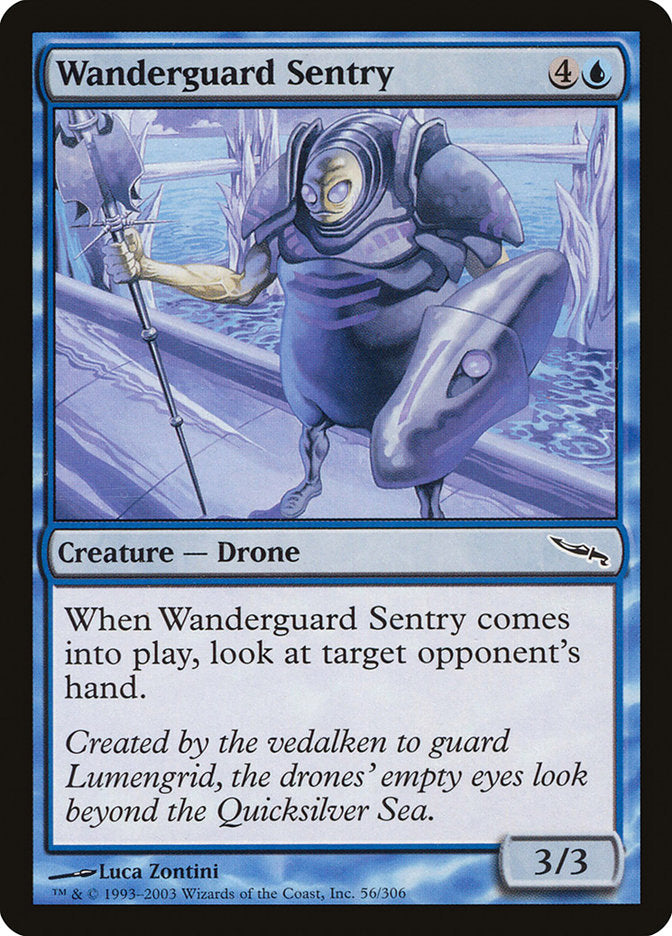 Wanderguard Sentry [Mirrodin] MTG Single Magic: The Gathering | Red Claw Gaming