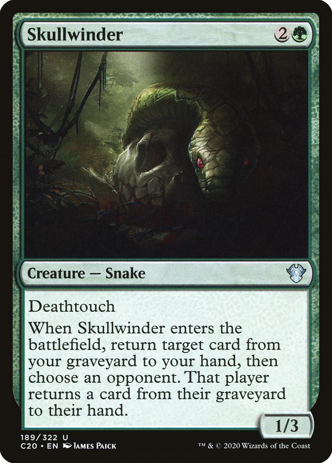 Skullwinder [Commander 2020] MTG Single Magic: The Gathering | Red Claw Gaming