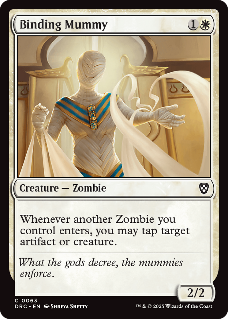 Binding Mummy [Aetherdrift Commander] MTG Single Magic: The Gathering | Red Claw Gaming