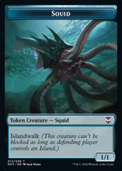 Squid // The Monarch Double-Sided Token [Streets of New Capenna Commander Tokens] MTG Single Magic: The Gathering | Red Claw Gaming