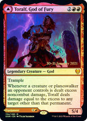 Toralf, God of Fury // Toralf's Hammer [Kaldheim Prerelease Promos] MTG Single Magic: The Gathering | Red Claw Gaming
