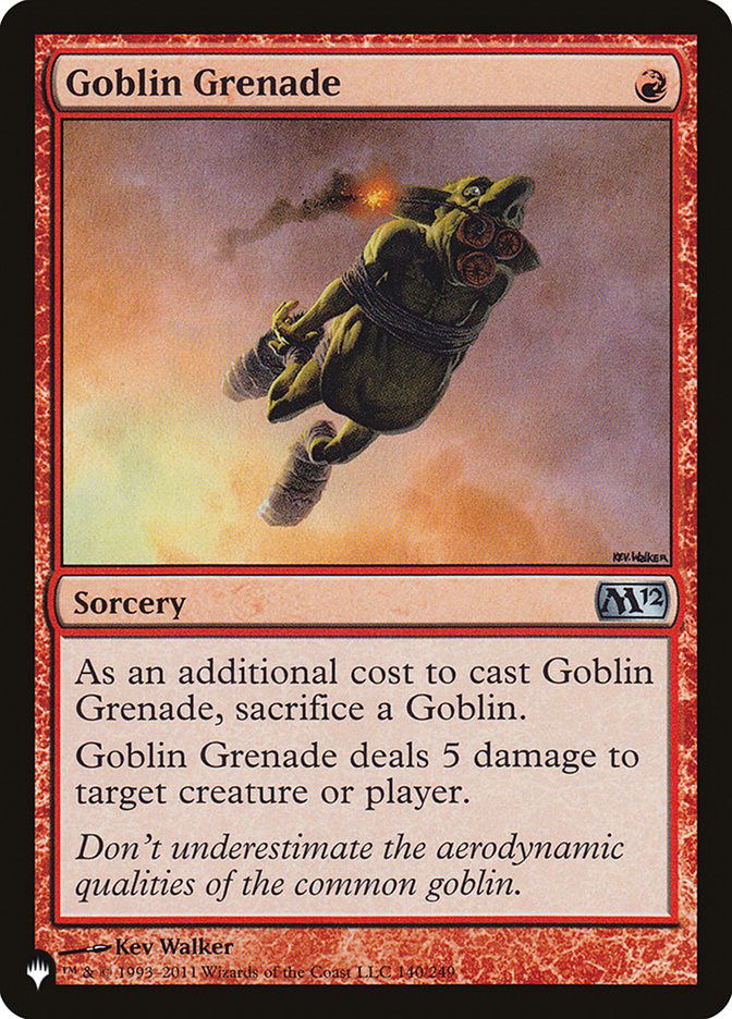 Goblin Grenade [The List] MTG Single Magic: The Gathering | Red Claw Gaming