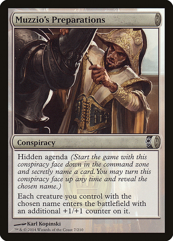 Muzzio's Preparations [Conspiracy] MTG Single Magic: The Gathering | Red Claw Gaming