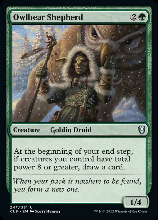 Owlbear Shepherd [Commander Legends: Battle for Baldur's Gate] MTG Single Magic: The Gathering | Red Claw Gaming