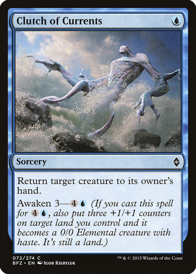 Clutch of Currents [Battle for Zendikar] MTG Single Magic: The Gathering | Red Claw Gaming