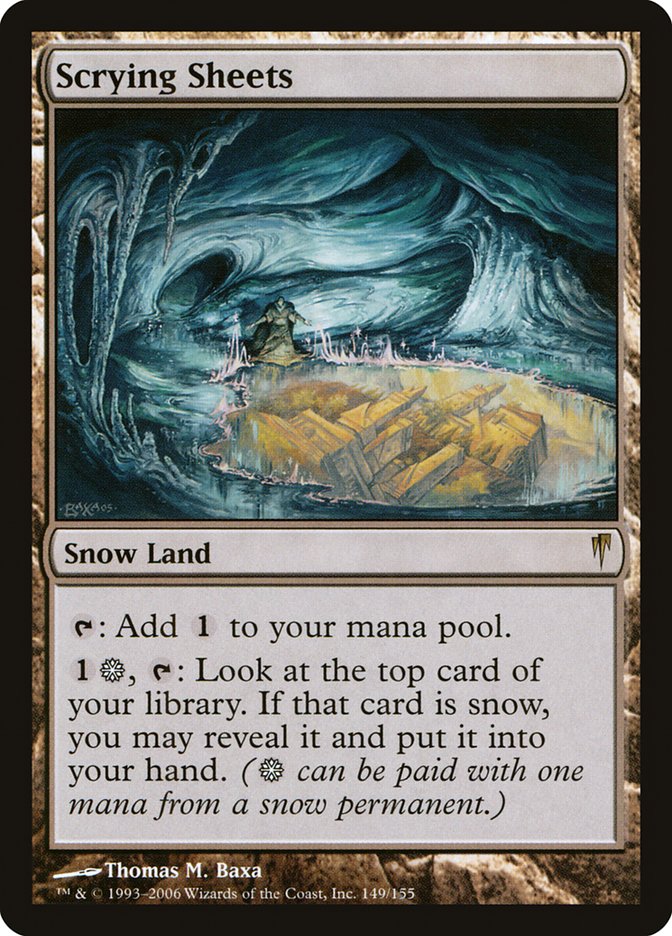 Scrying Sheets [Coldsnap] MTG Single Magic: The Gathering | Red Claw Gaming