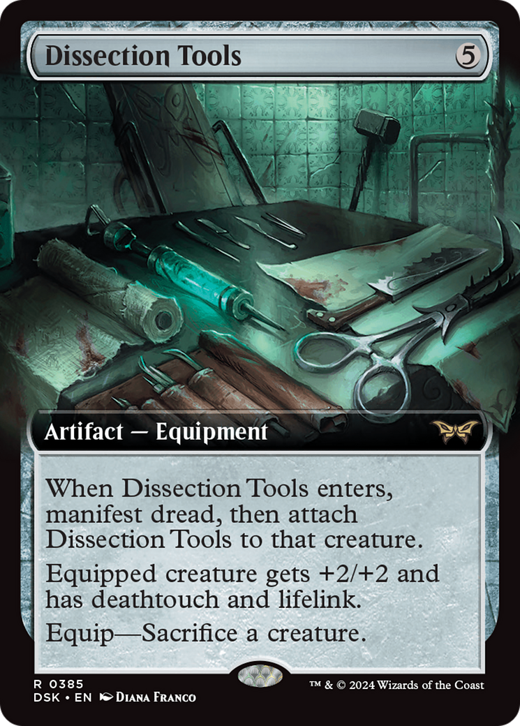 Dissection Tools (Extended Art) [Duskmourn: House of Horror] MTG Single Magic: The Gathering | Red Claw Gaming