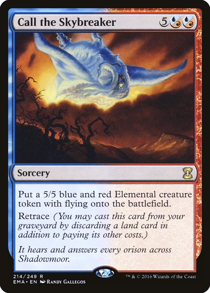 Call the Skybreaker [Eternal Masters] MTG Single Magic: The Gathering | Red Claw Gaming