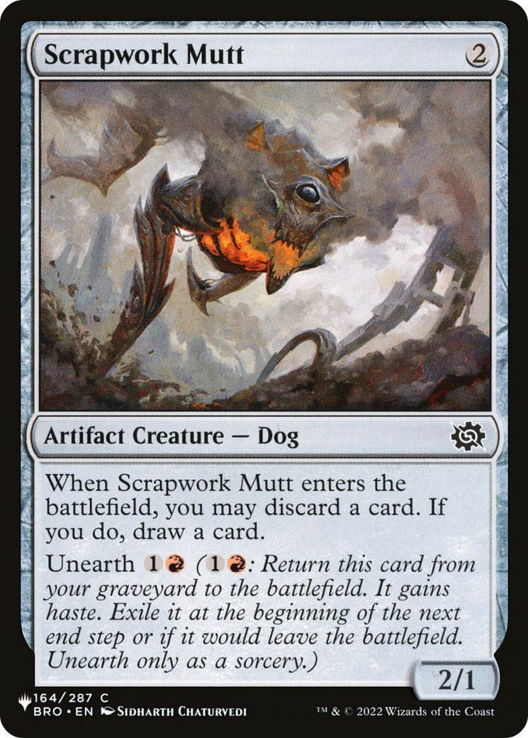 Scrapwork Mutt [The List] MTG Single Magic: The Gathering | Red Claw Gaming