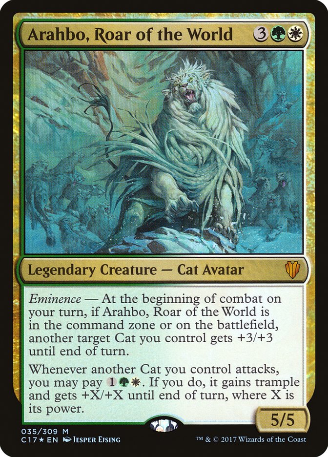 Arahbo, Roar of the World [Commander 2017] MTG Single Magic: The Gathering | Red Claw Gaming