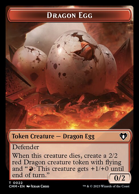 City's Blessing // Dragon Egg Double-Sided Token [Commander Masters Tokens] MTG Single Magic: The Gathering | Red Claw Gaming