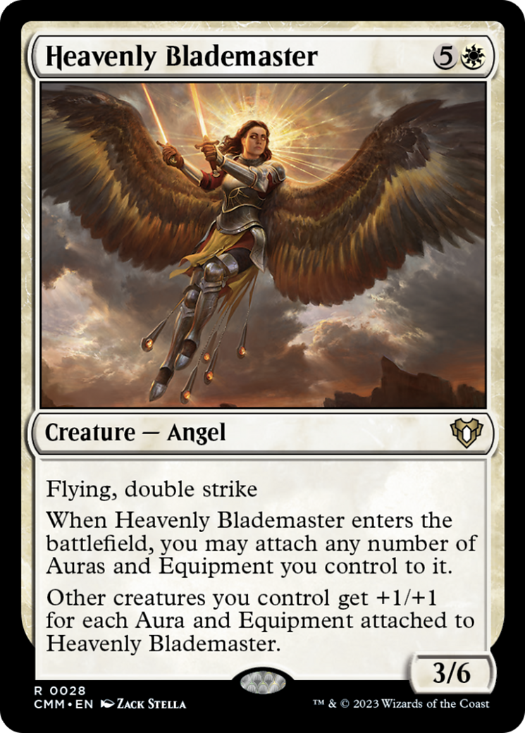 Heavenly Blademaster [Commander Masters] MTG Single Magic: The Gathering | Red Claw Gaming