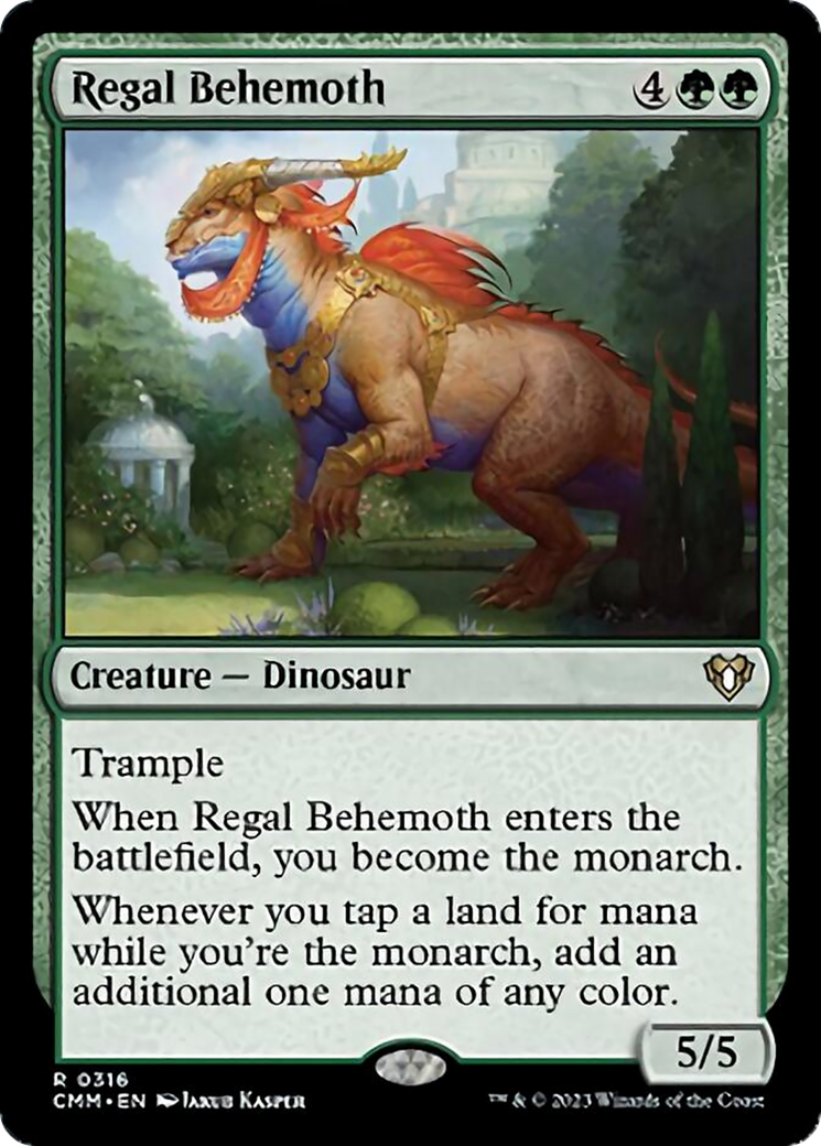 Regal Behemoth [Commander Masters] MTG Single Magic: The Gathering | Red Claw Gaming