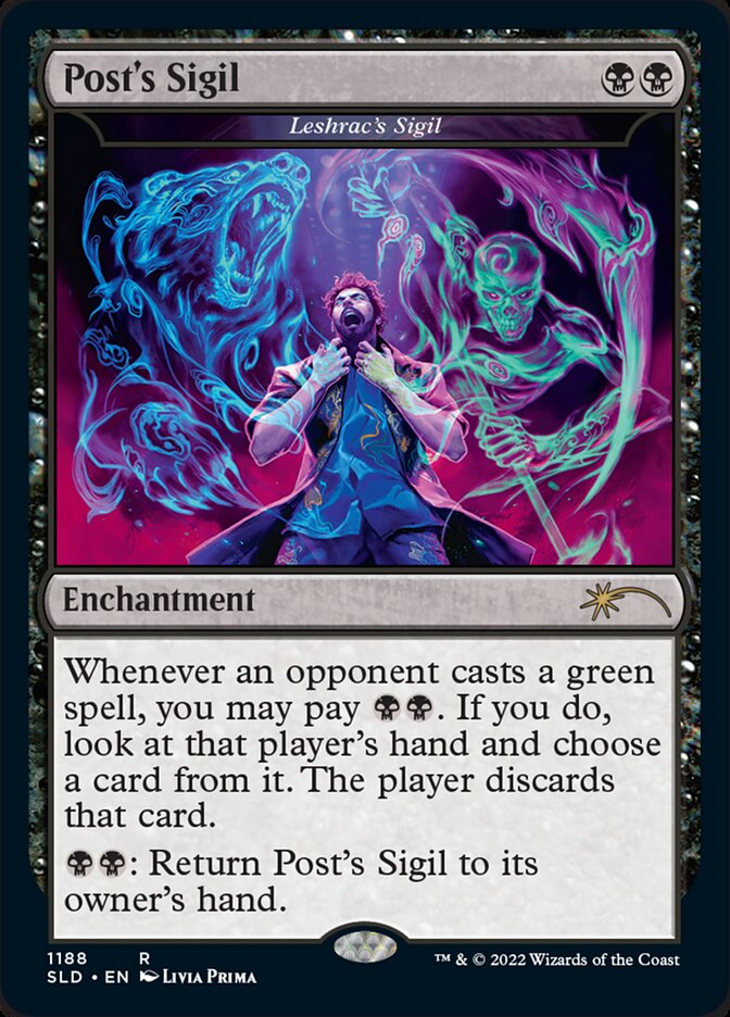 Post's Sigil - Leshrac's Sigil [Secret Lair Drop Series] MTG Single Magic: The Gathering | Red Claw Gaming