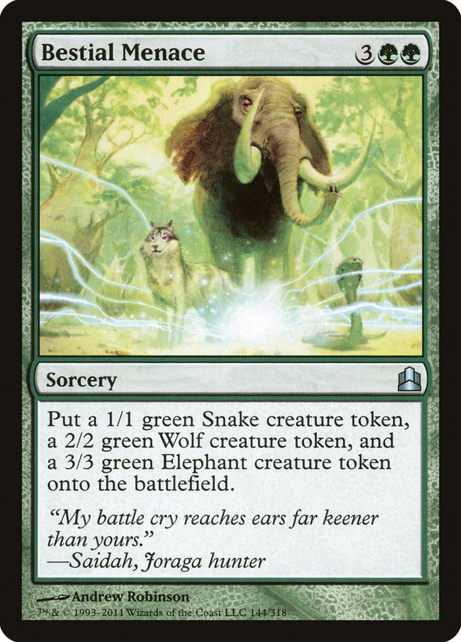 Bestial Menace [Commander 2011] MTG Single Magic: The Gathering | Red Claw Gaming