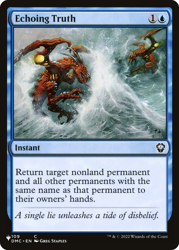 Echoing Truth [The List] MTG Single Magic: The Gathering | Red Claw Gaming